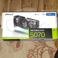 PNY NVIDIA  RTX 5070 12GB GDDR7 Overclocked Triple Fan Graphics Card picture