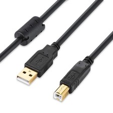 USB Printer Cable 25ft USB 2.0 Type A Male to B Male Printer Scanner Cord for HP picture