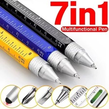 1pc 7-in-1 Multi Tool Stylus Pen Screwdriver Ruler Level Touch - NEW picture
