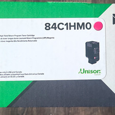 Unison Magenta Toner Cartridge 84C1HM0 for Lexmark 84C1H Laser Printer SEALED picture