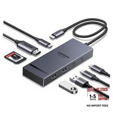 Revodok Pro Hub for Laptop 8 in 1 MacBook 4K 60Hz HDMI USB C picture