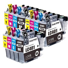 12 PK Premium Ink fits LC401 Brother Printer MFC-J1010DW MFC-J1012DW MFC-J1170DW picture