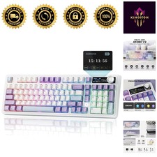 AJAZZ AK980 V2 Gaming Keyboard - Customizable RGB & 10000mAh Battery for Gamers picture