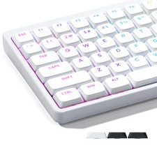 XVX BOW Low Profile Keycaps 129-Key PBT Double-Shot Shine-Through MX Compatible picture
