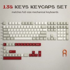 Womier PBT Keycaps Set Cherry Profile 138 Key for MX Switches 60% 75% TKL picture