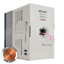 TSCables Cat6 Plenum Solid Bare Copper 1000ft 550 Mhz 23 AWG Cable in 10 Colors picture