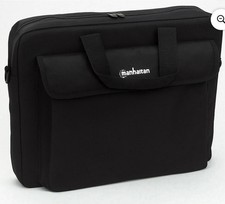 Manhattan 438889 London Laptop Computer Briefcase, Top Load; Fits upto 15.6