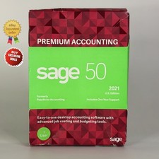 NEW Sage 50 Premium Accounting 2021 U.S. Edition 1-User for Windows - SEALED picture