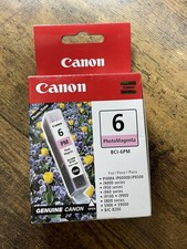 New Genuine Canon BCI-6PM Photo Magenta Ink Cartridge, BCI-6, Single Box picture