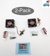 2-pack: NEW Evercool 40mm x 20mm 3/4pin 12V DC Ball Bearing Fan EC4020M12CA picture