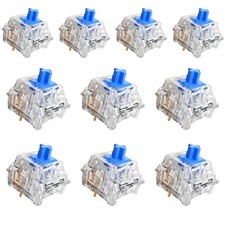 50 Crystal Blue Switches,4 Kailh Box Experience Pack Switches,Strong Tactile ... picture