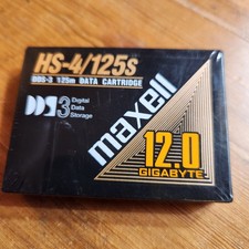 Maxell HS-4/125S DDS-3 12GB Data Cartridge Tape 125m NEW Sealed Made in Japan picture