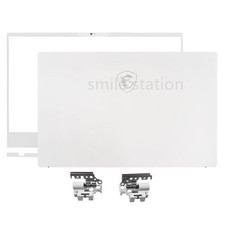 for MSI Prestige 14 P14 MS-14C1 MS-14C4 14in White LCD Back Cover+Bezel+Hinges picture