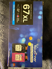 ValueToner 67XL Compatible Inkjet Cartridges for Canon Black & Tri-Color 2pk picture