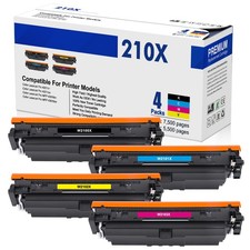 4-Pack W2100X High Yield Toner (with Chip) for HP LaserJet Color Pro MFP 4301fdw picture