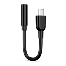 USB C to 3.5mm Audio Headphone Adapter for Samsung Galaxy S26 S25 Edge Black  picture