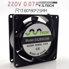 TECH SA2B8025M 50/60Hz 8025 220V 0.07A 8CM Axial Cooling Fan picture