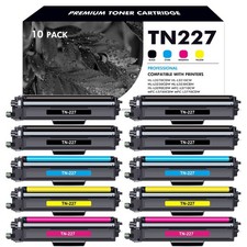 10x TN227 BK/C/M/Y Color Toner Set for Brother TN223 HL-L3210CW HL-L3230CDW picture