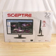 Sceptre 22in LED Monitor E225W-19203RT FHD 1920x1080 75Hz HDMI New Open Box picture