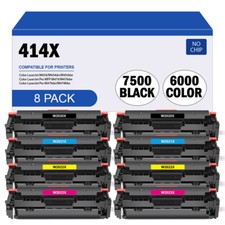 8 Pack W2020X Compatible with HP 414X Toner MFP M479fdw M454dw M454dn [No Chip] picture