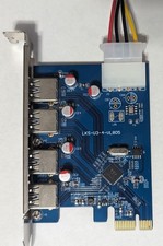 Visiontek 900544 4 Port PCIe 3.0 USB Adapter 1X Slot picture