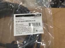 Legrand VS 15' Black Snagless C6 CM Patch Cord Cat 6 576-135-015 - Fast Ship picture