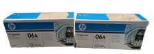 Lot of 2 HP 06A C3906A Black Toner Print Cartridge picture