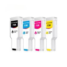4color/set compatible ink cartridge with chip for HP DesignJet T850 T950 printer picture