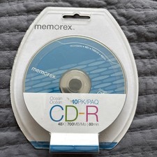 Memorex Ocean CD-R (10 Pack) 48X, 700MB, 80 Min NEW Sealed picture