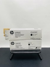 LOT OF 2 HP CE410XC Genuine/Original Black Toner for LaserJet Pro picture