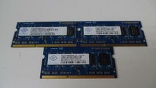 Nanya 6GB (3x2GB) DDR3 PC3-10600S SO-DIMM Modules - NT2GC64B88B0NS-CG - Tested picture