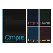 Composition Notebooks 5 Pack B5 6mm Ruled Dot Campus KOKUYO Black picture