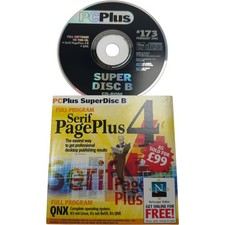 PCPlus SuperDisc Serif PagePlus 4.0 CD-ROM Software Desktop Publishing Used picture