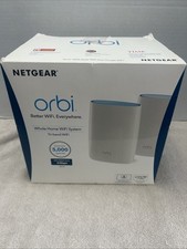 Open Box, Netgear Orbi AC3000 Tri-Band Mesh WiFi System with Router (RBK50) picture