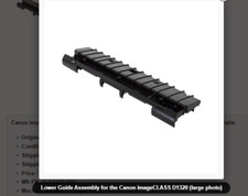 Genuine Canon ImageClass D1320 Lower Guide Assembly FL3-1437-000 picture