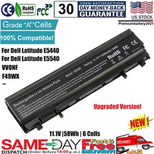 58Wh Laptop Battery for Dell Latitude E5540 E5440 9TJ2J 451-BBIE VV0NF N5YH9 NEW picture