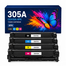 4PK 305A Cartridges Compatible for HP Laserjet Pro  Pro 400 color M451dn 451nw picture