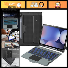 Rugged Keyboard Case for Samsung Galaxy Tab S10+ / S9+ 12.4