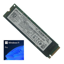 512GB Micron 2200S M.2 NVMe SSD MTFDHBA512TCK w Windows 11 Pro for Dell HP IBM picture