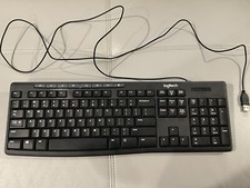 Logitech Media K200 Black USB Plug In Adjustable Ergonomic Keyboard picture