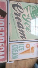 Homemade Ice Cream Cone Laser Cut Metal Sign picture