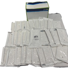 Leviton 88014 White 1-Gang Blank Plastic Standard Wallplate Cover Box Mount 30pc picture