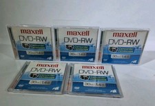 OPEN BOX Maxell DVD-RW Camcorder Rewritable Discs a lot 5 See description. picture