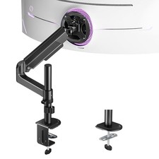 ARES WING SINGLE MONITOR MOUNT ULTRAWIDE MONITOR ARM GDT1009PBK - BLACK picture
