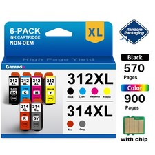 312XL 314XL Ink Cartridge Replacement for 312XL 314XL Ink Cartridges picture