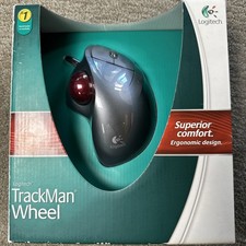 Logitech TrackMan Wheel Mouse Vintage 904353-0403 New picture