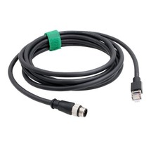 HangTon Industrial Ethernet M12 8 Pole A-Code Male to RJ45 CAT6 Cable for Cognex picture