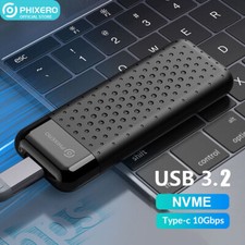 PHIXERO M.2 NVMe SSD Enclosure USB3.2 Gen 2 10Gbps External SSD Case M.2 Reader picture