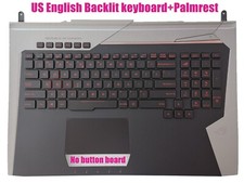 For Asus G752V G752VL G752VM G752VS G752VT US Palmrest backlit keyboard Case picture