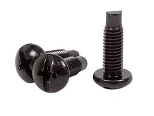 Monoprice 10/32 19mm Screw for Rack, 50 pcs, Carbon Steel, Black picture